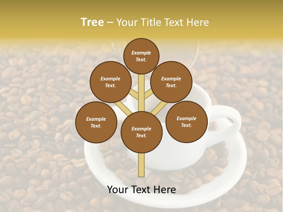 Caffeine Cup Coffee PowerPoint Template