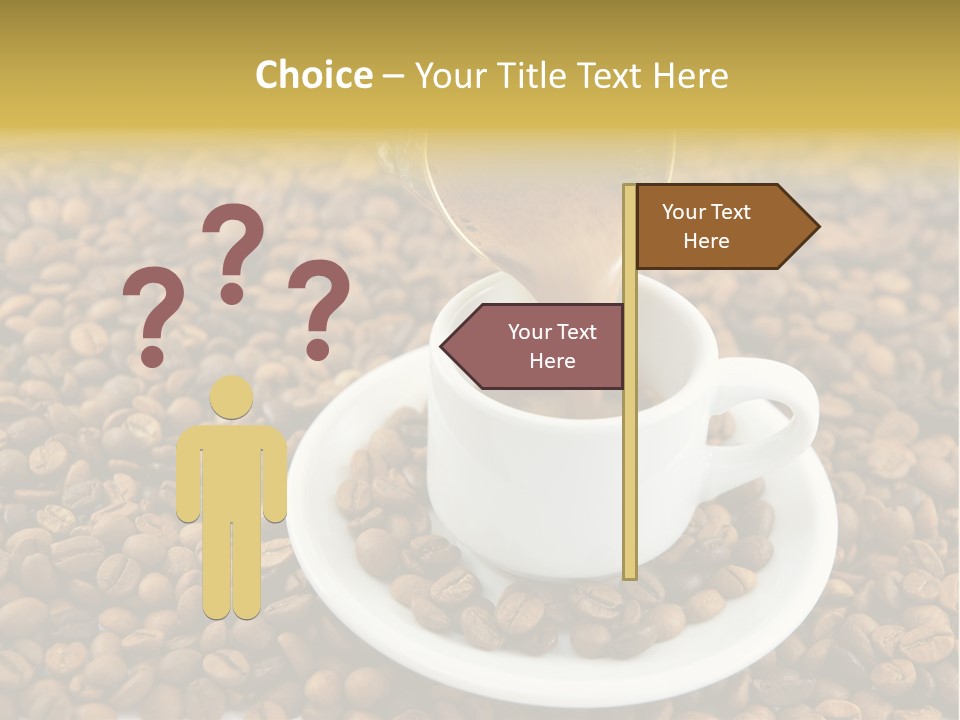 Caffeine Cup Coffee PowerPoint Template