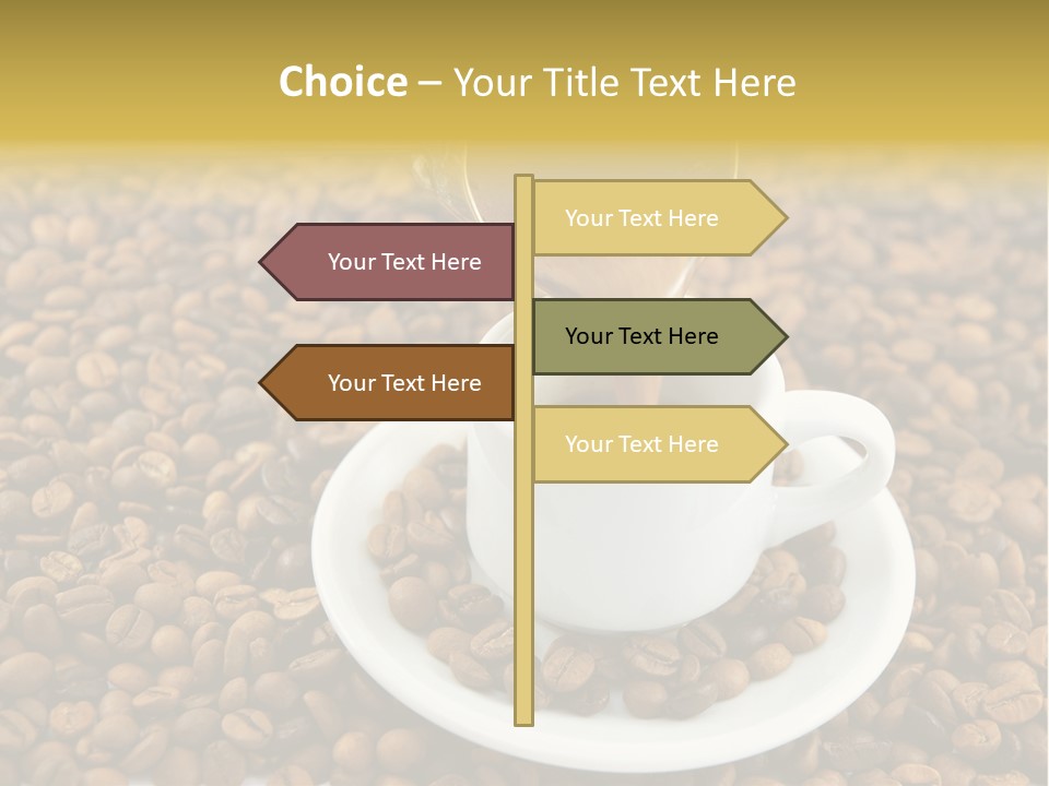 Caffeine Cup Coffee PowerPoint Template