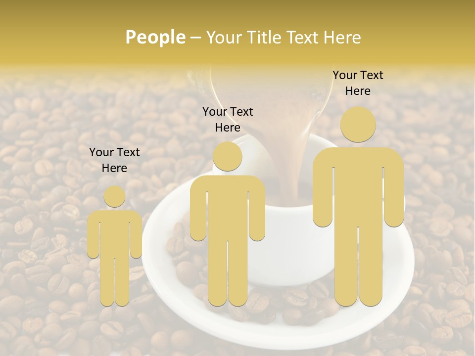 Caffeine Cup Coffee PowerPoint Template