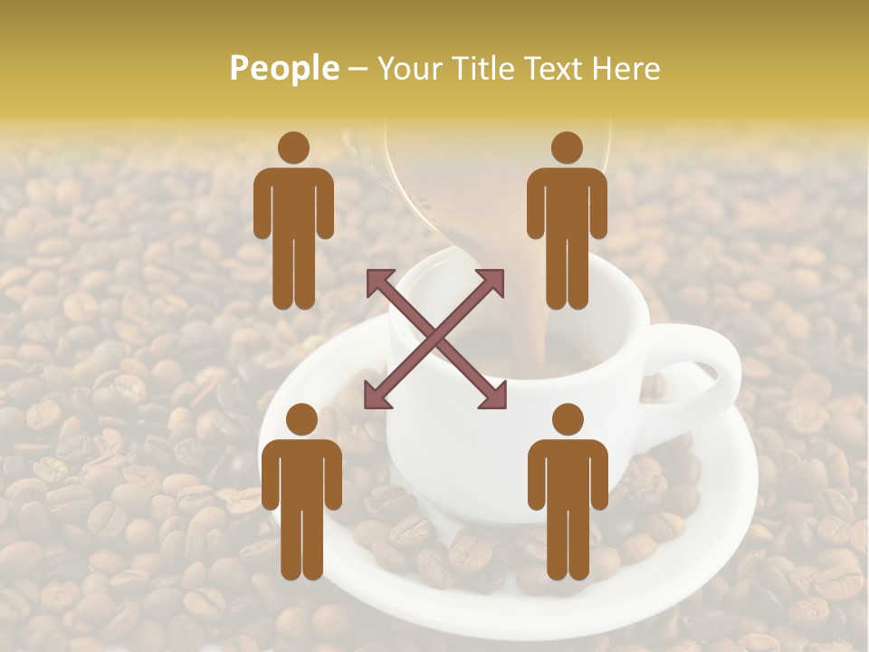 Caffeine Cup Coffee PowerPoint Template