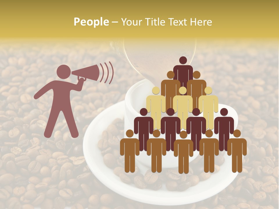 Caffeine Cup Coffee PowerPoint Template