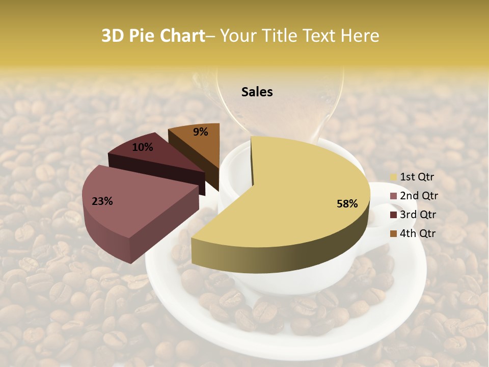 Caffeine Cup Coffee PowerPoint Template