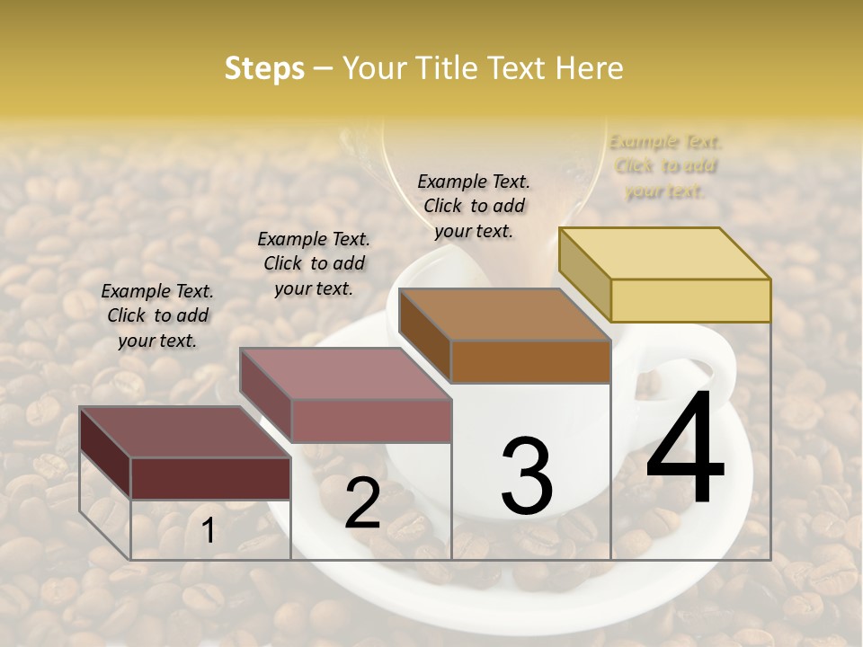 Caffeine Cup Coffee PowerPoint Template