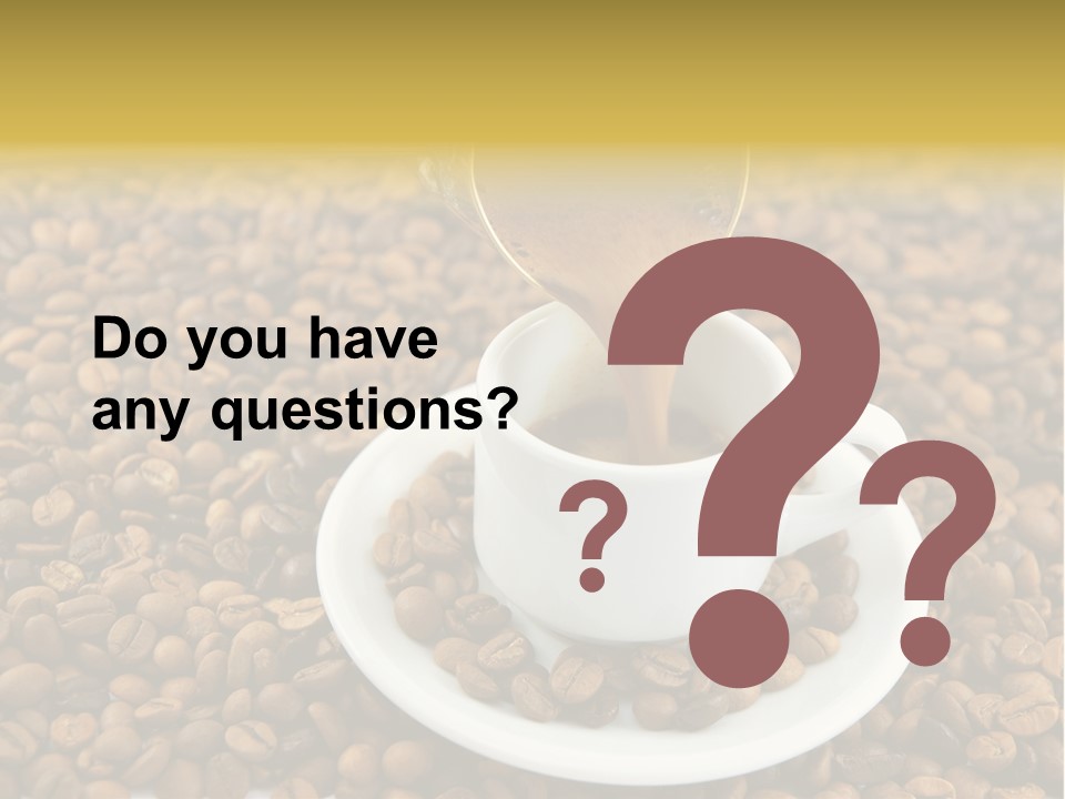 Caffeine Cup Coffee PowerPoint Template