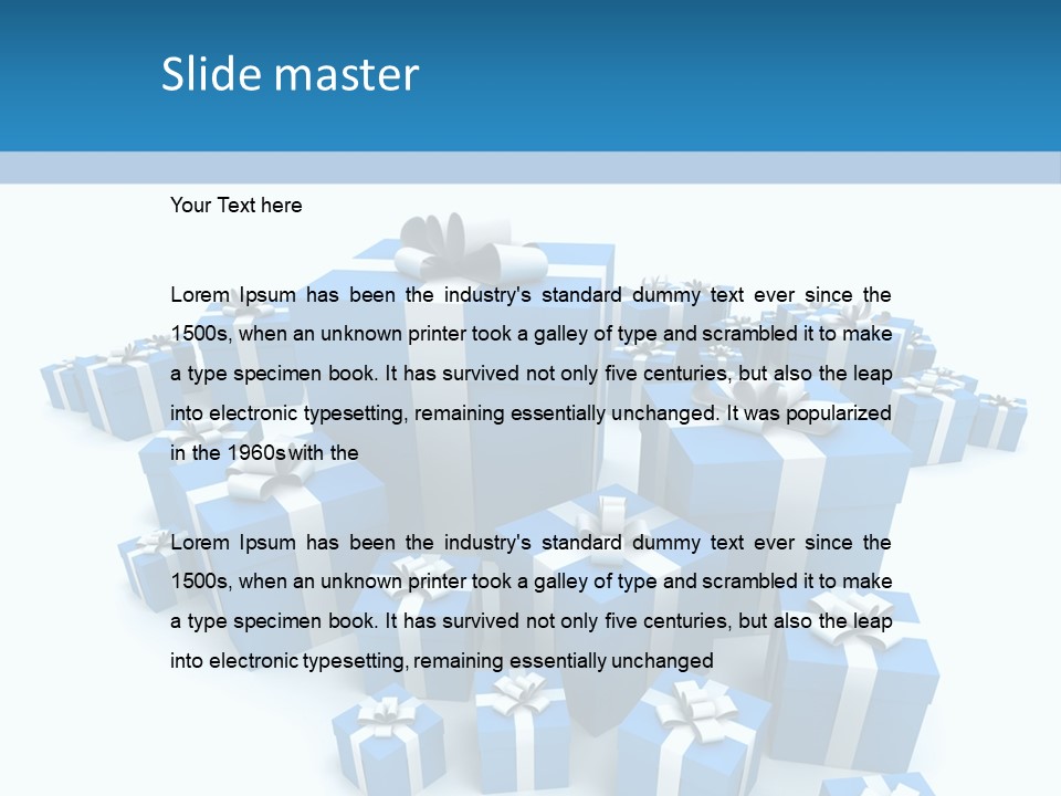 Group Package White PowerPoint Template