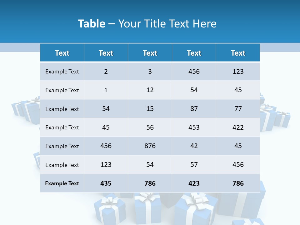 Group Package White PowerPoint Template