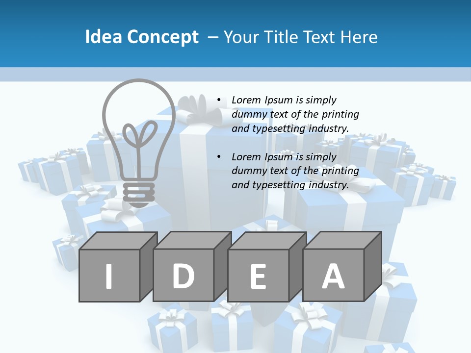 Group Package White PowerPoint Template