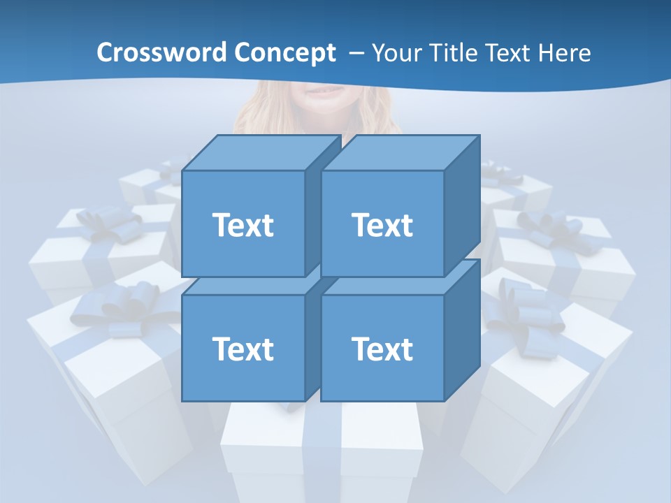 Nightie Nightdress Smile PowerPoint Template