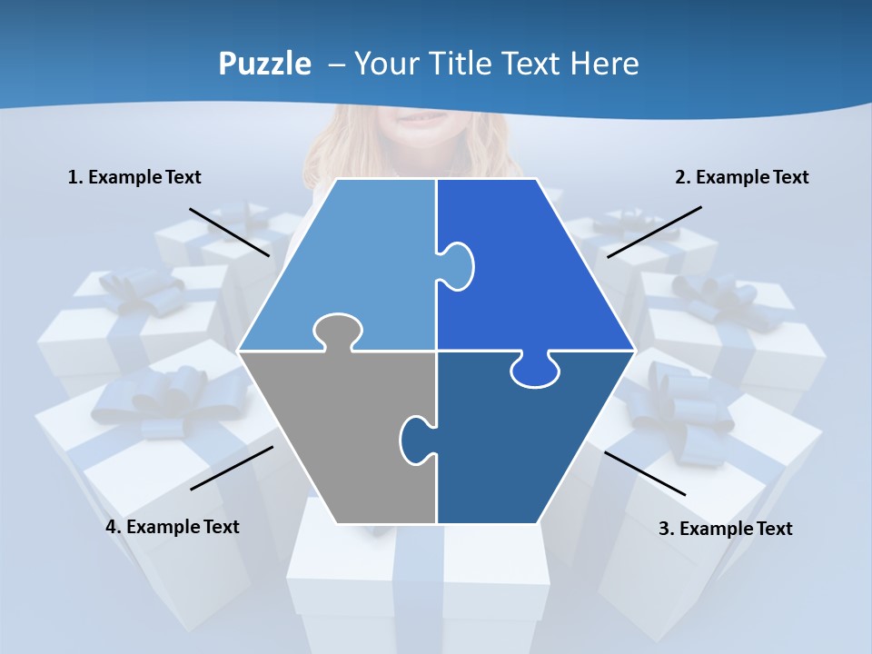 Nightie Nightdress Smile PowerPoint Template