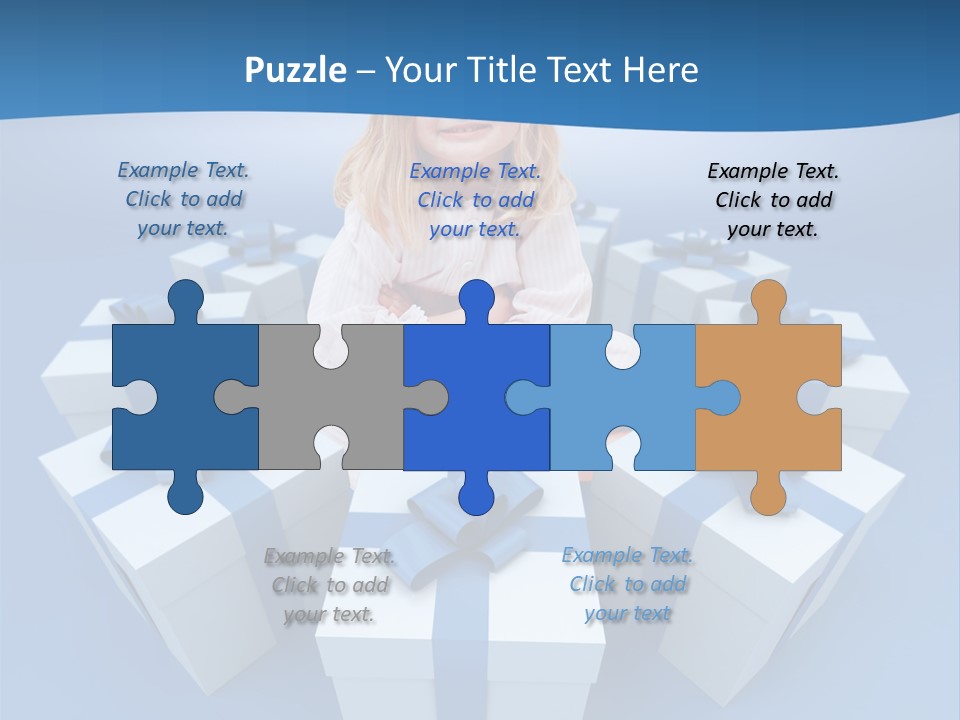 Nightie Nightdress Smile PowerPoint Template