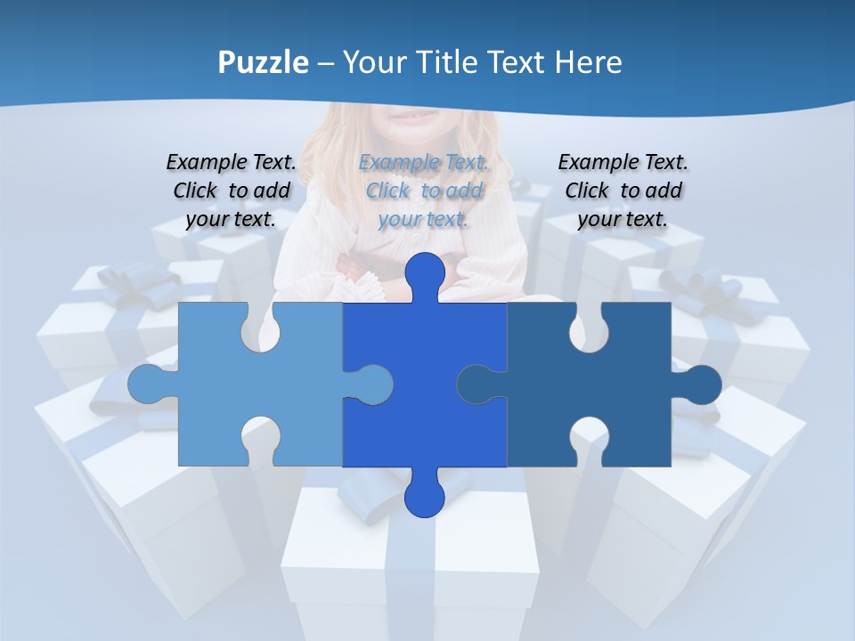 Nightie Nightdress Smile PowerPoint Template