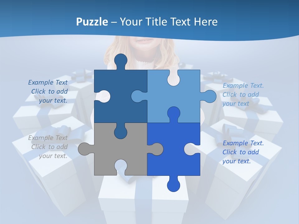 Nightie Nightdress Smile PowerPoint Template