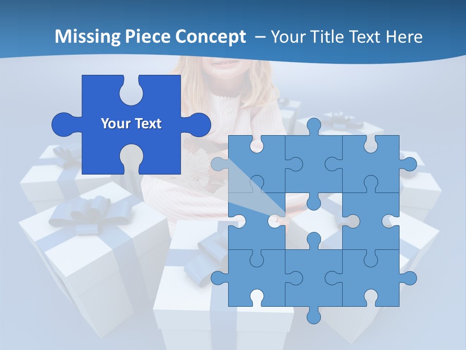 Nightie Nightdress Smile PowerPoint Template