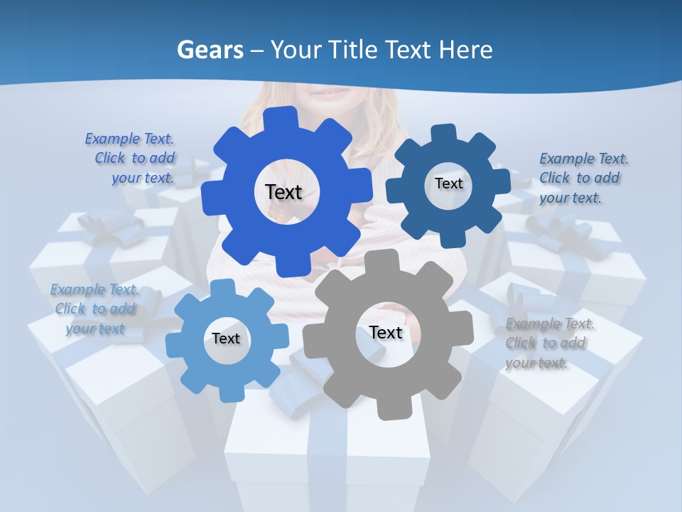 Nightie Nightdress Smile PowerPoint Template