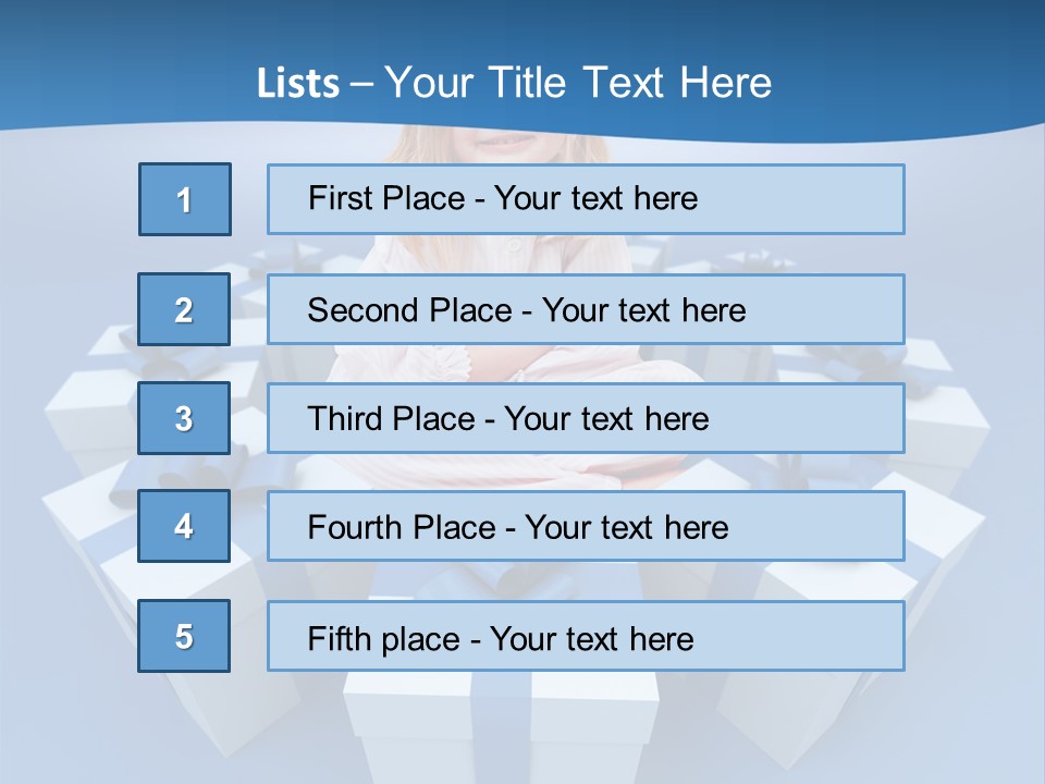 Nightie Nightdress Smile PowerPoint Template
