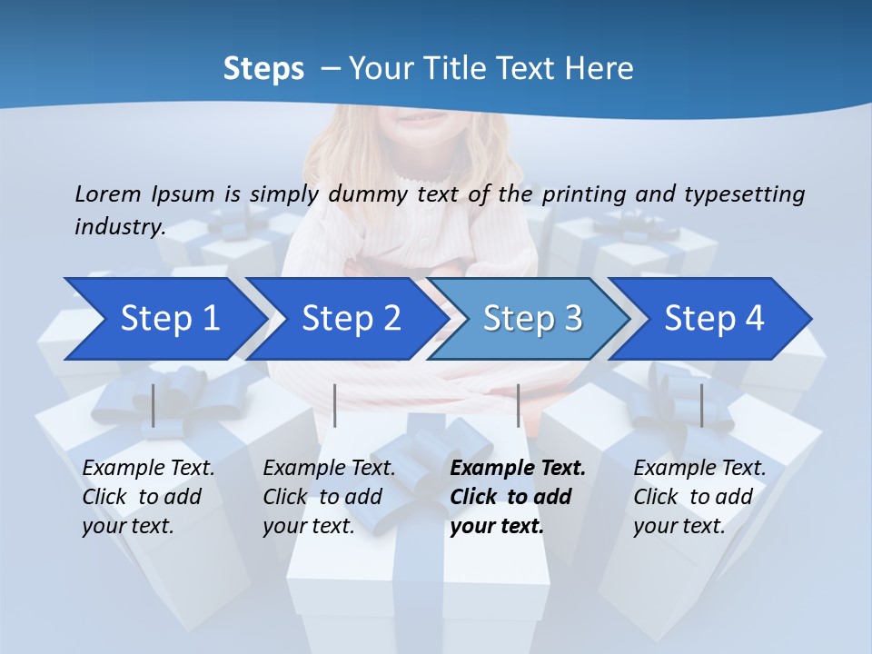Nightie Nightdress Smile PowerPoint Template