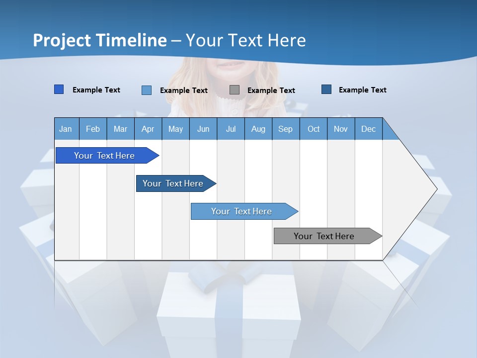 Nightie Nightdress Smile PowerPoint Template