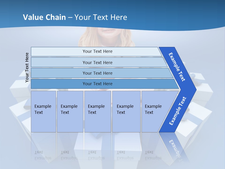 Nightie Nightdress Smile PowerPoint Template