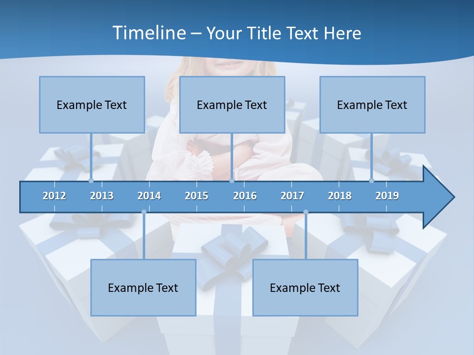 Nightie Nightdress Smile PowerPoint Template