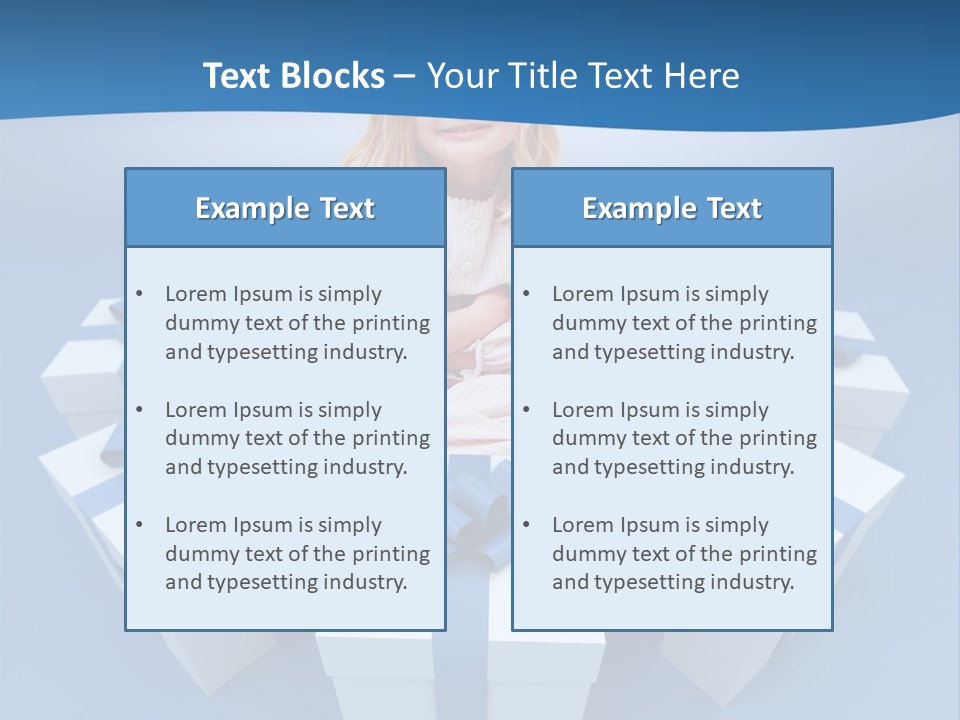 Nightie Nightdress Smile PowerPoint Template