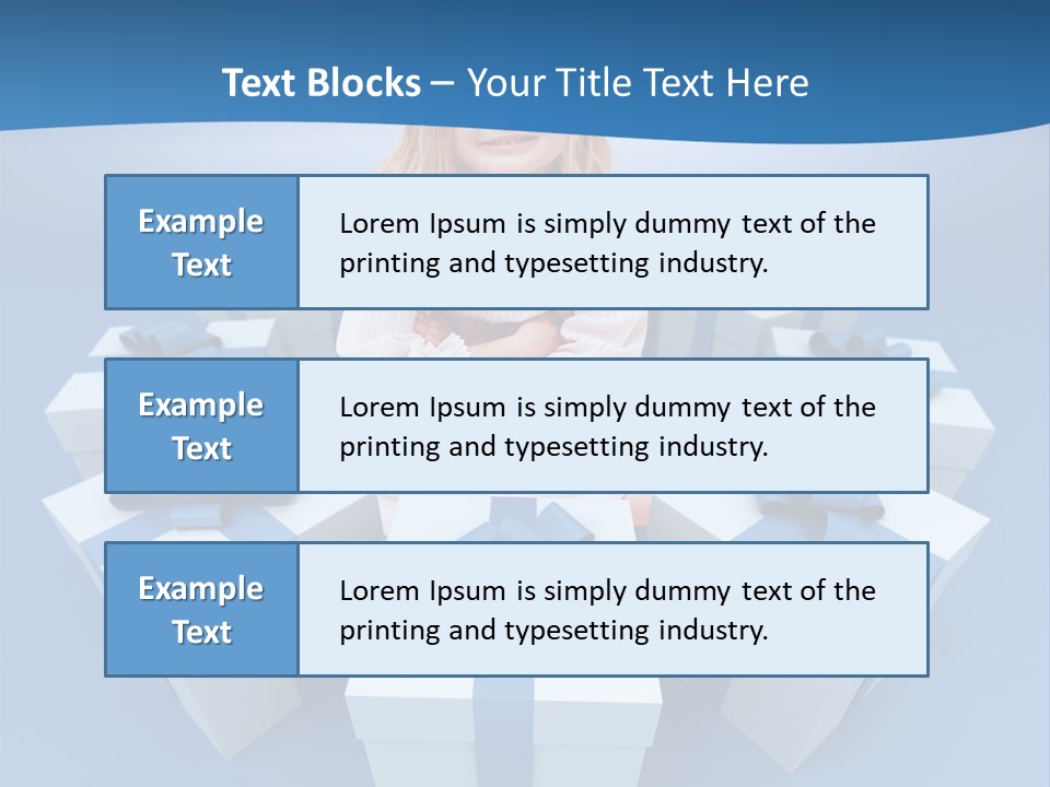 Nightie Nightdress Smile PowerPoint Template