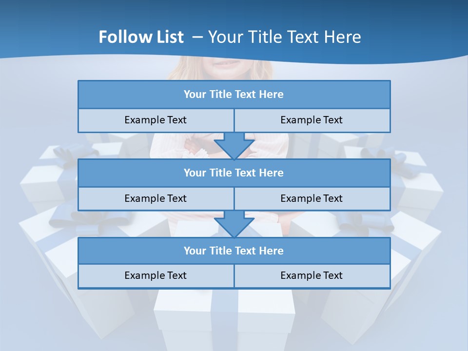 Nightie Nightdress Smile PowerPoint Template