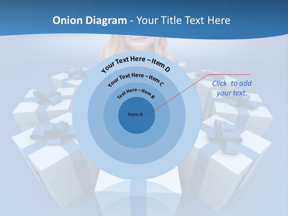 Nightie Nightdress Smile PowerPoint Template