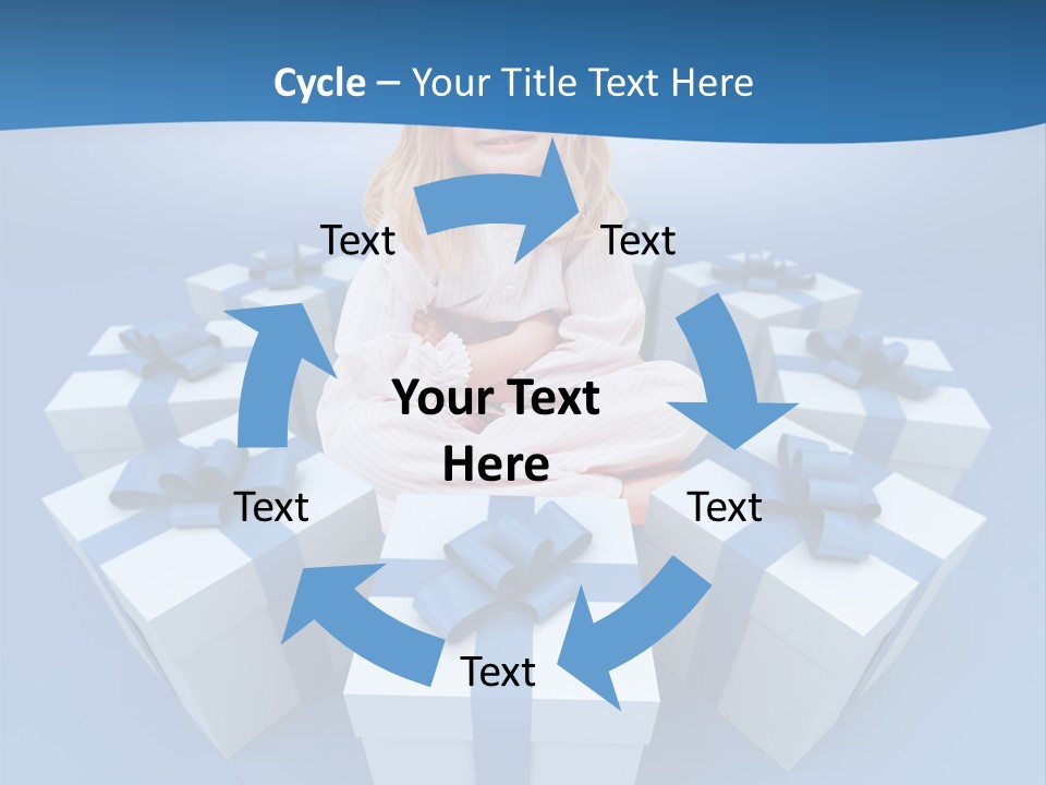 Nightie Nightdress Smile PowerPoint Template