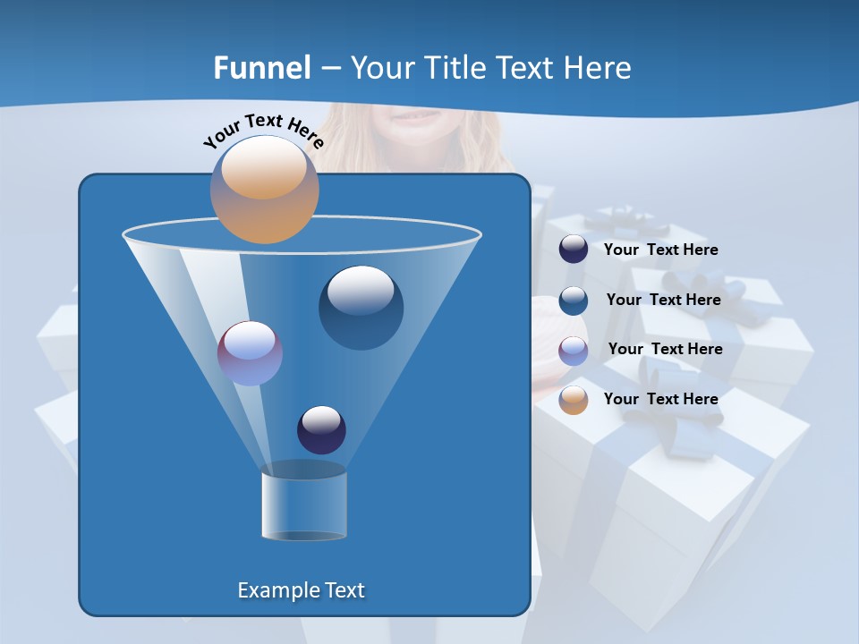 Nightie Nightdress Smile PowerPoint Template