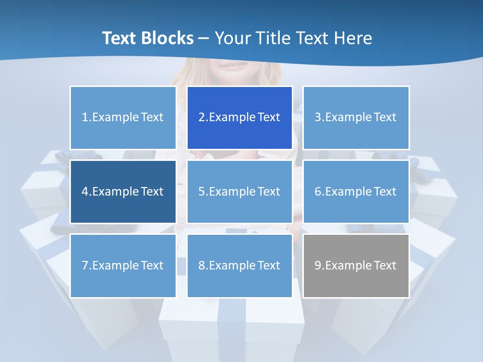 Nightie Nightdress Smile PowerPoint Template