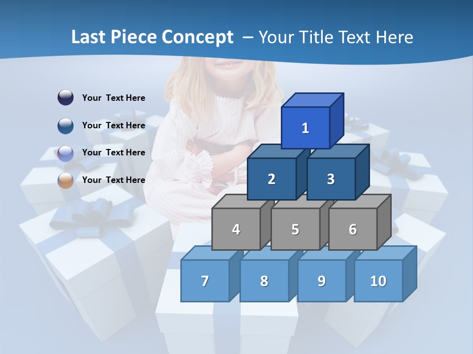 Nightie Nightdress Smile PowerPoint Template