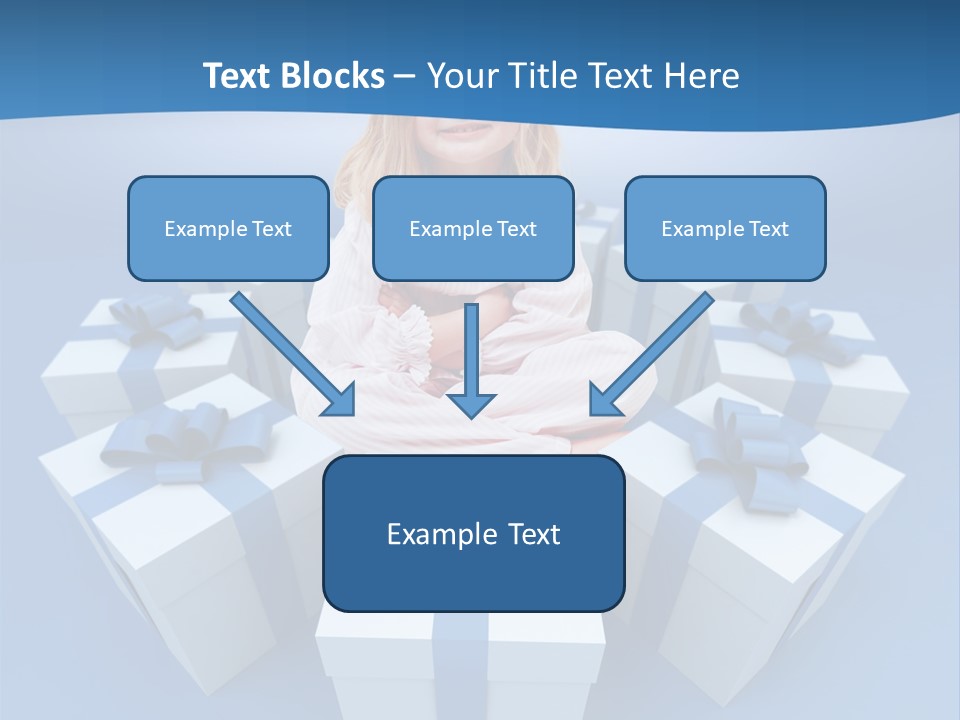 Nightie Nightdress Smile PowerPoint Template