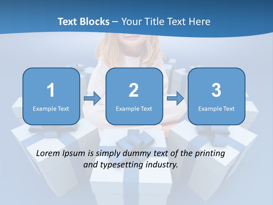 Nightie Nightdress Smile PowerPoint Template