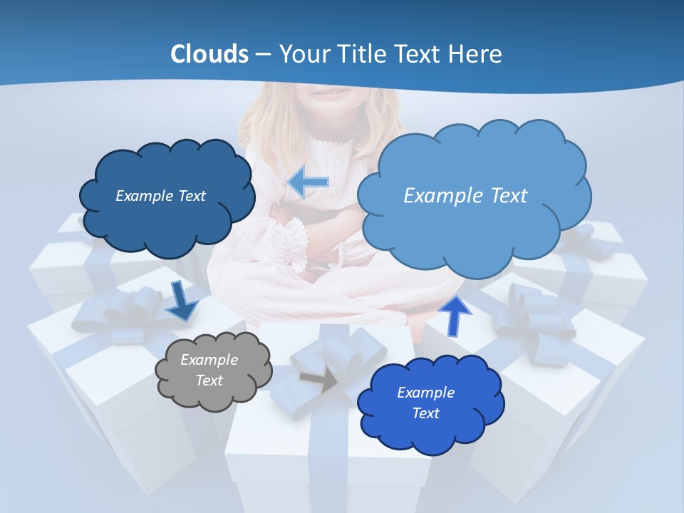 Nightie Nightdress Smile PowerPoint Template