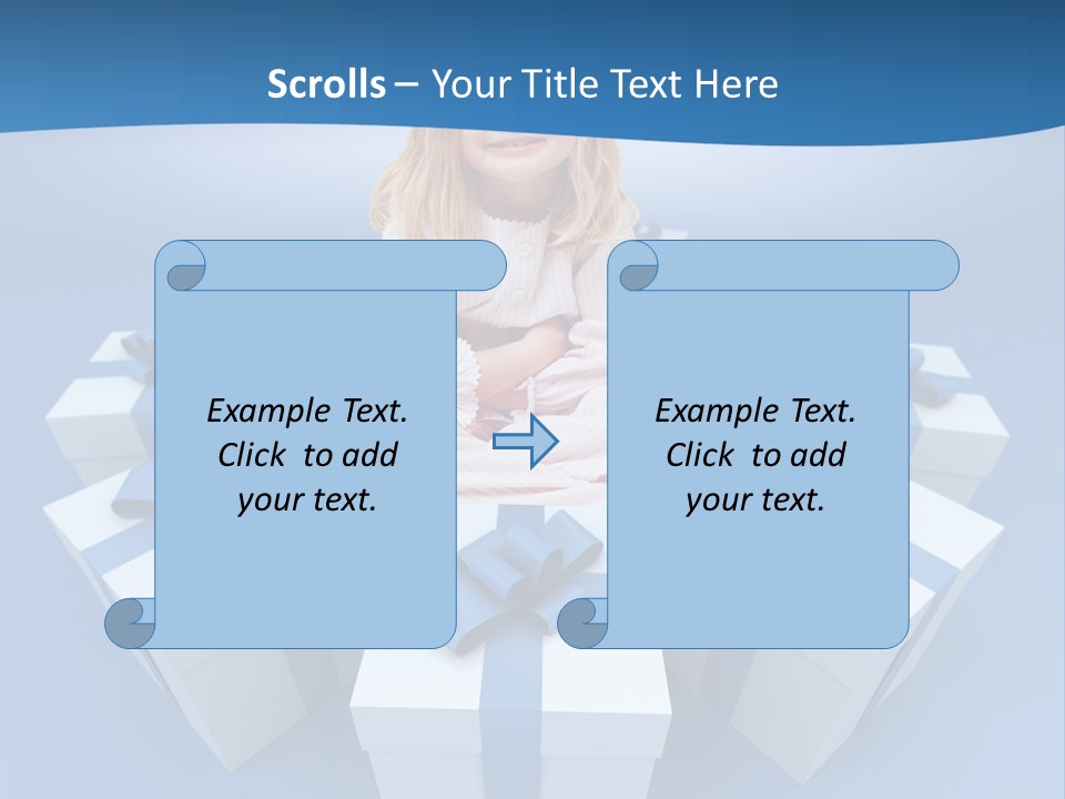 Nightie Nightdress Smile PowerPoint Template