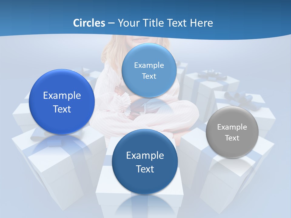 Nightie Nightdress Smile PowerPoint Template