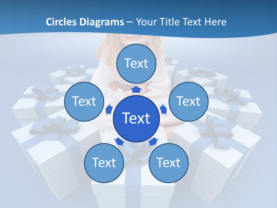 Nightie Nightdress Smile PowerPoint Template