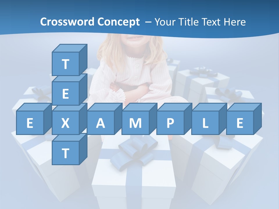 Nightie Nightdress Smile PowerPoint Template