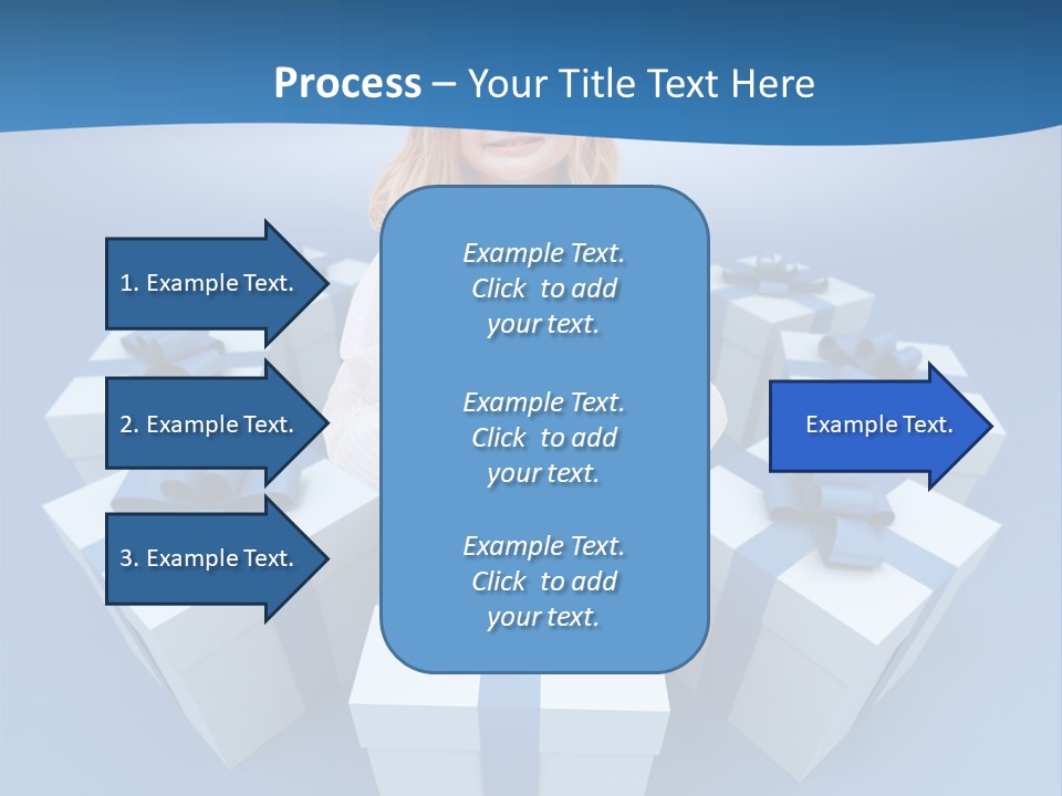 Nightie Nightdress Smile PowerPoint Template