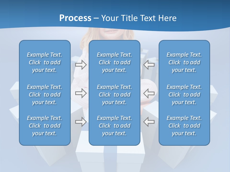 Nightie Nightdress Smile PowerPoint Template