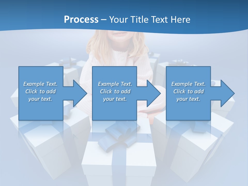 Nightie Nightdress Smile PowerPoint Template