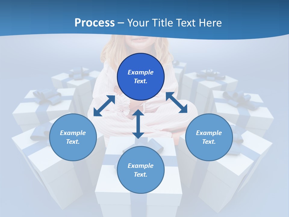 Nightie Nightdress Smile PowerPoint Template
