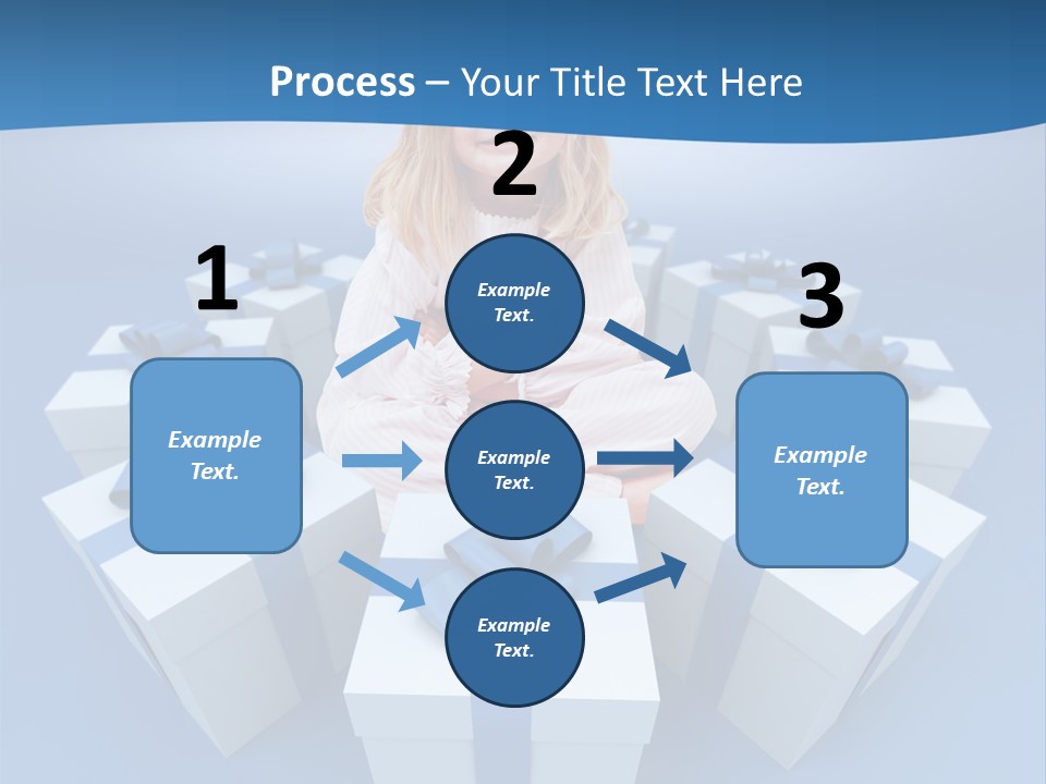 Nightie Nightdress Smile PowerPoint Template