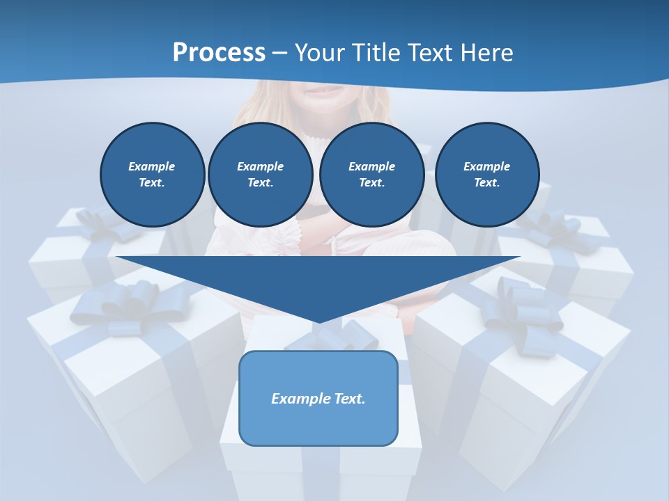 Nightie Nightdress Smile PowerPoint Template