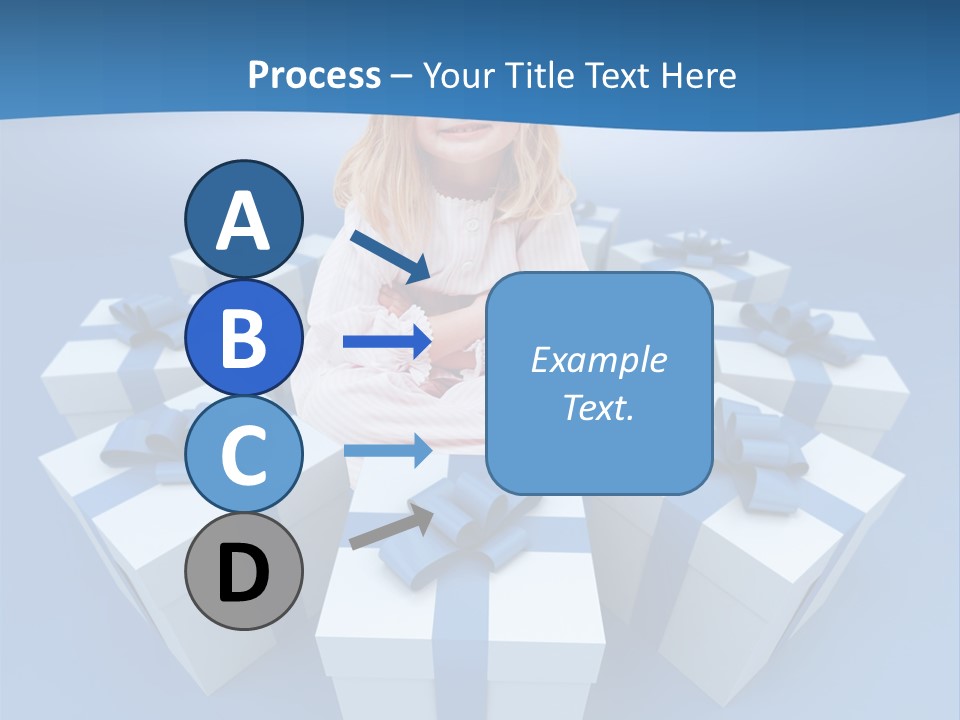 Nightie Nightdress Smile PowerPoint Template
