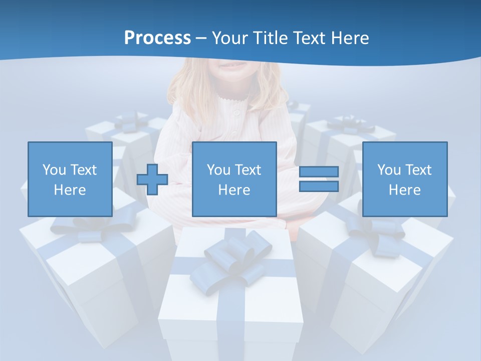 Nightie Nightdress Smile PowerPoint Template