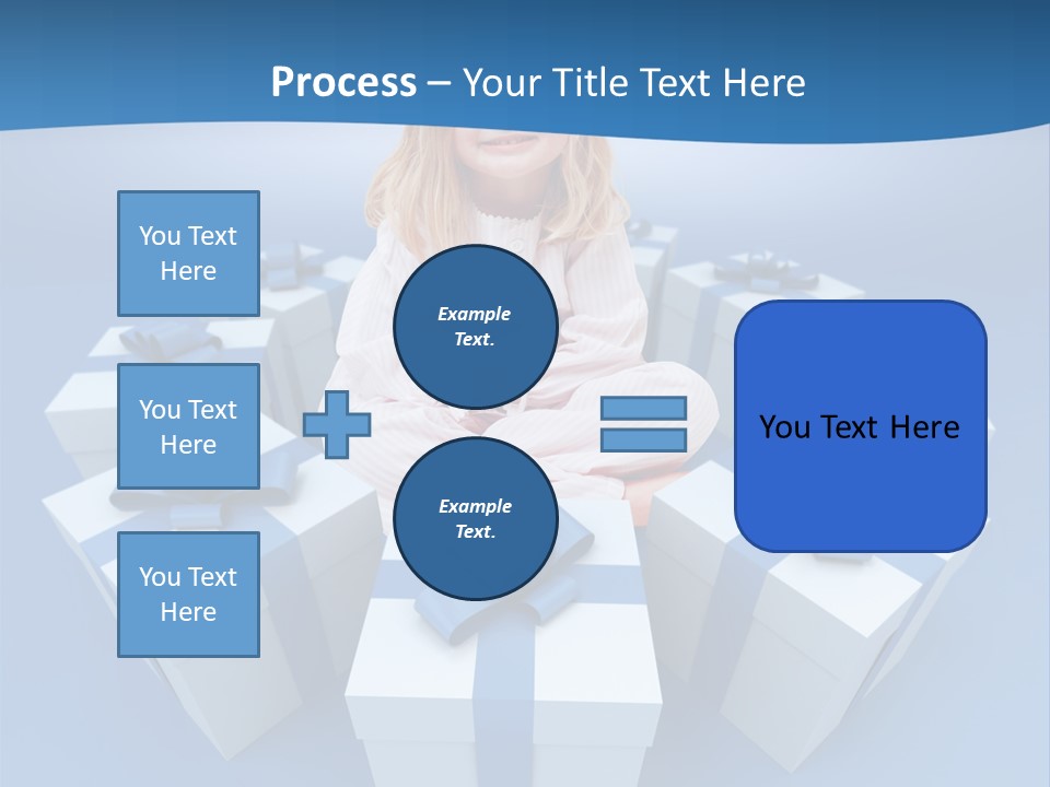 Nightie Nightdress Smile PowerPoint Template