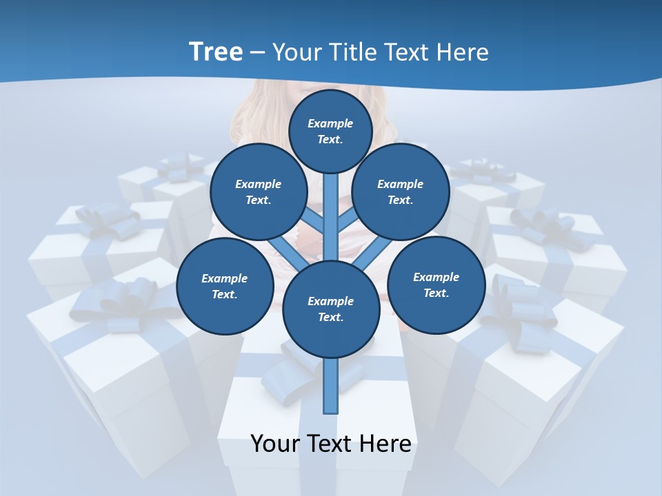 Nightie Nightdress Smile PowerPoint Template