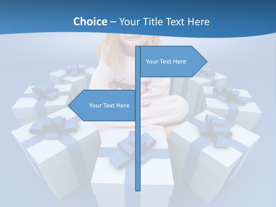 Nightie Nightdress Smile PowerPoint Template